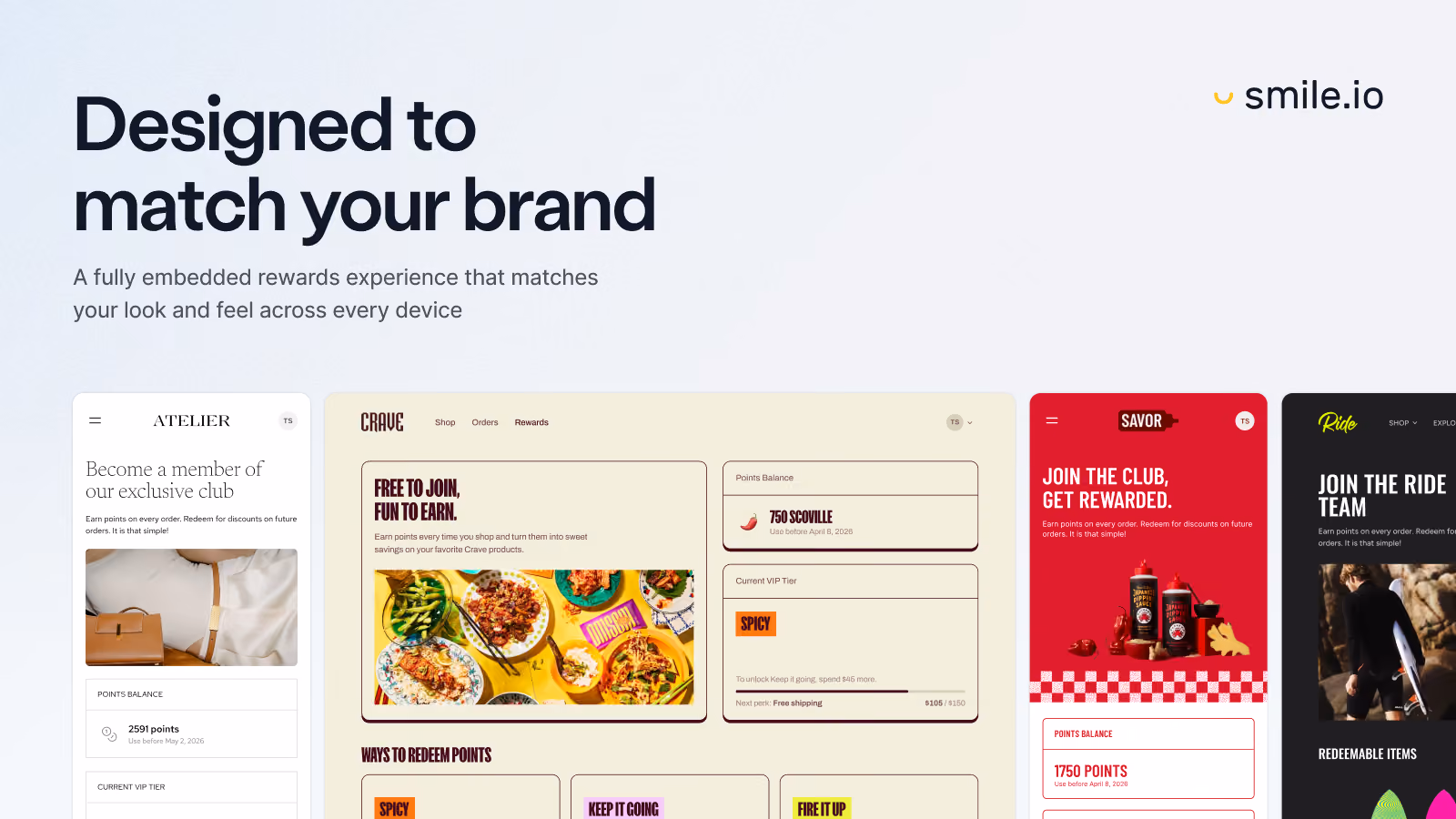 Smile.io programme de fidelite Shopify