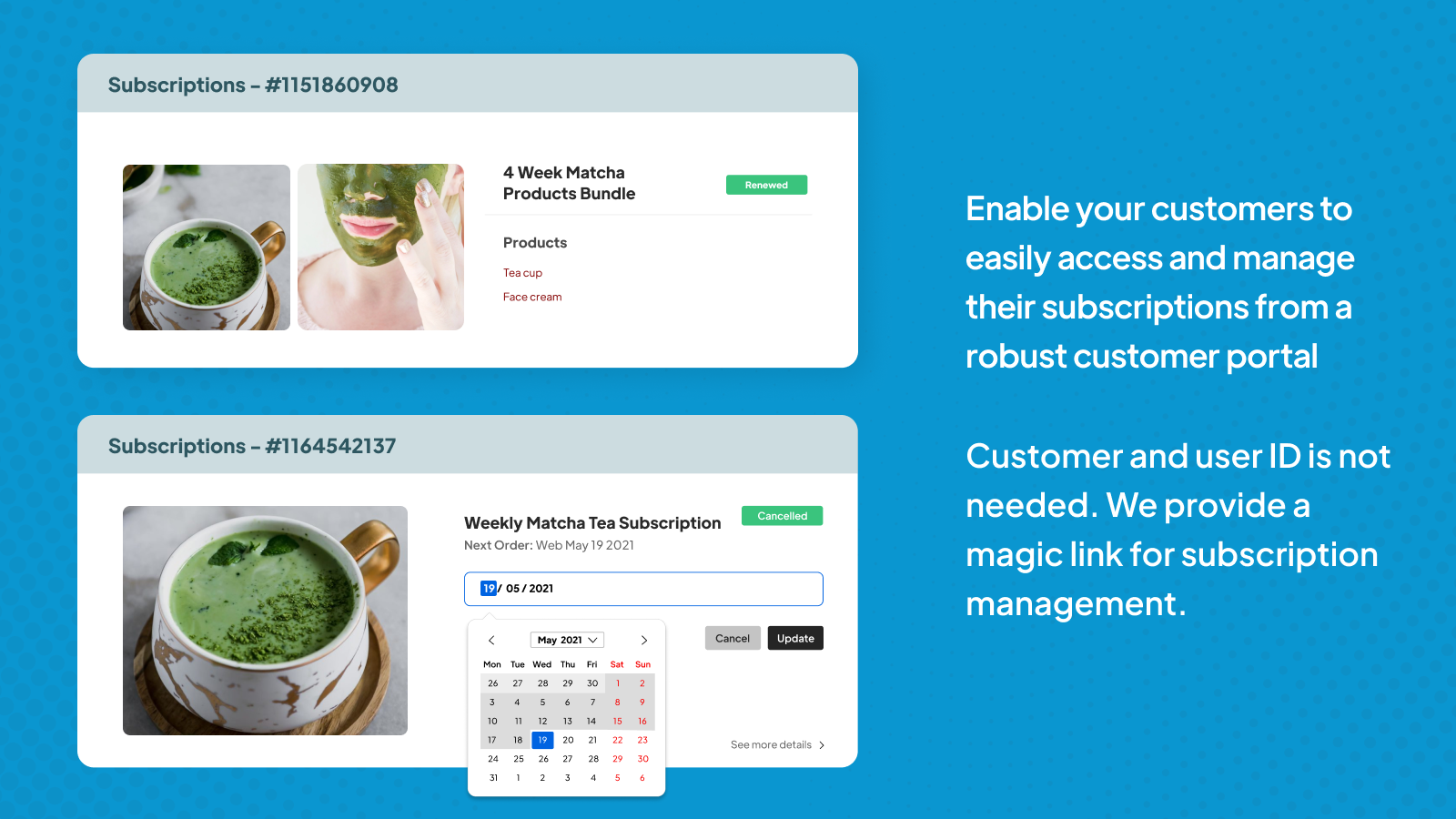 Appstle portail client abonnement self-service