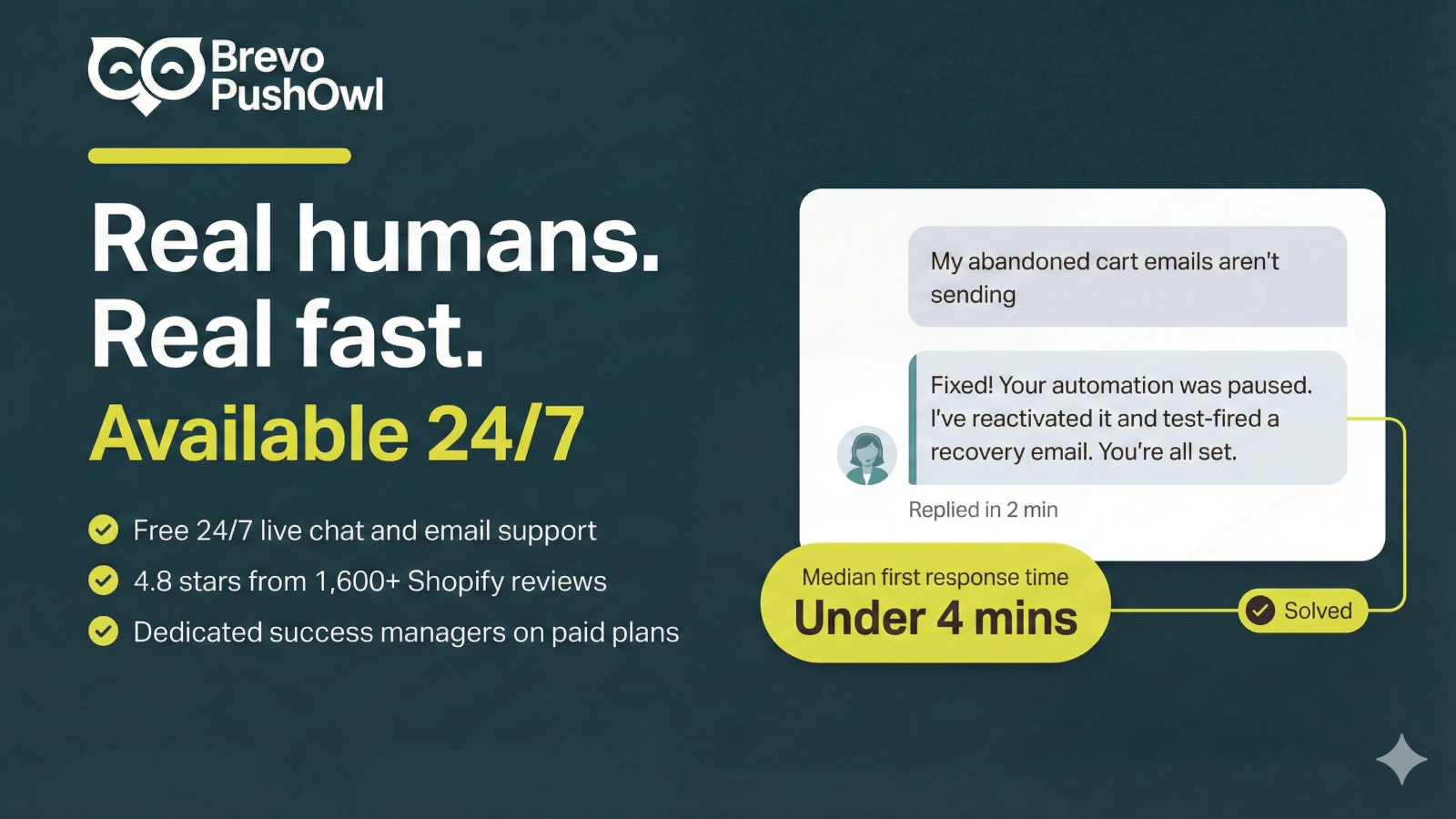 Brevo PushOwl email push SMS marketing Shopify