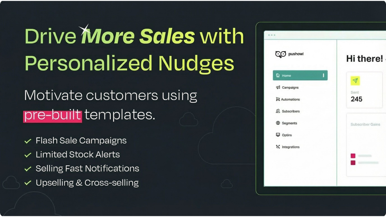 Brevo PushOwl popups email automation Shopify