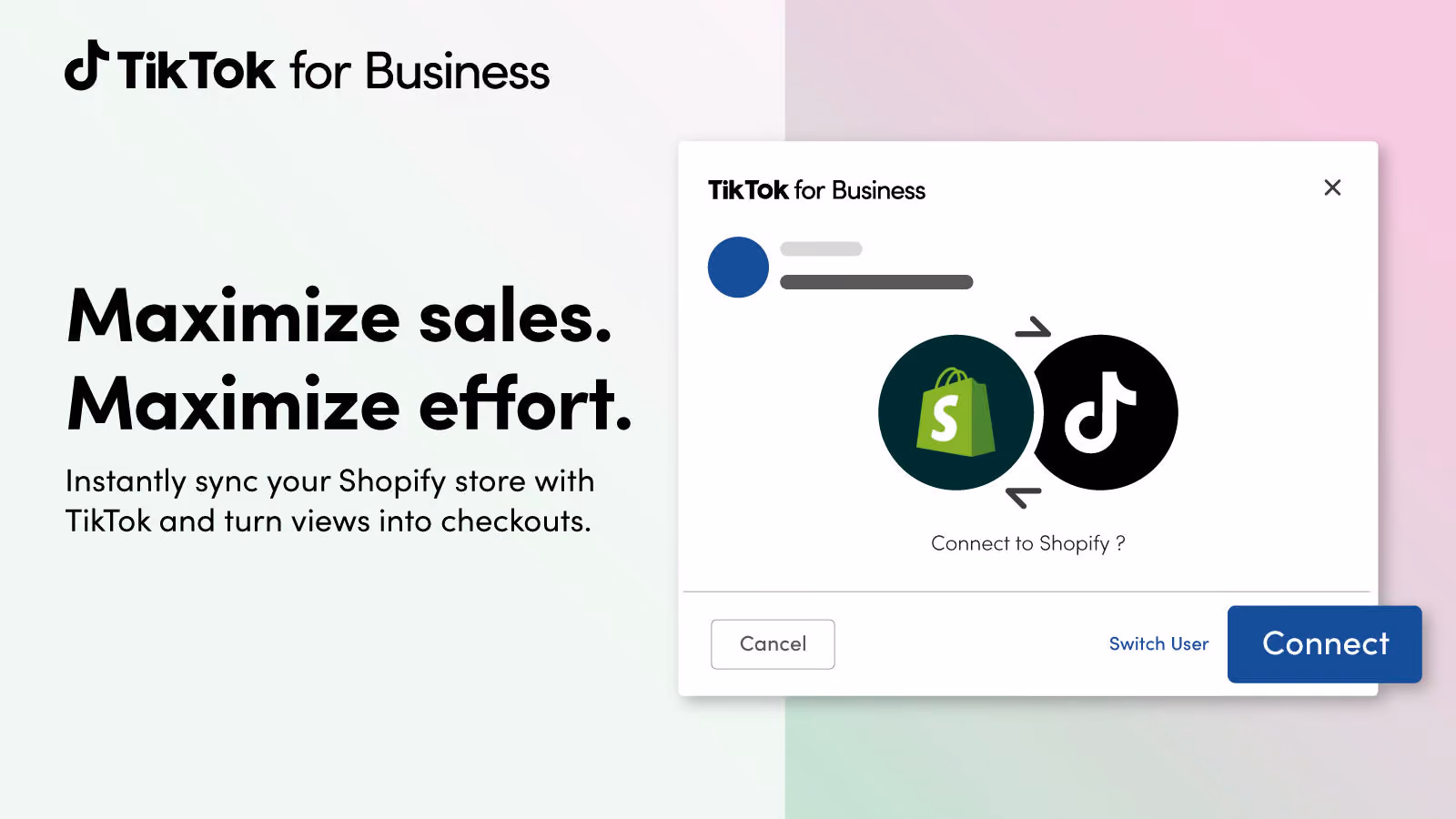 TikTok Ads maximiser ventes Shopify
