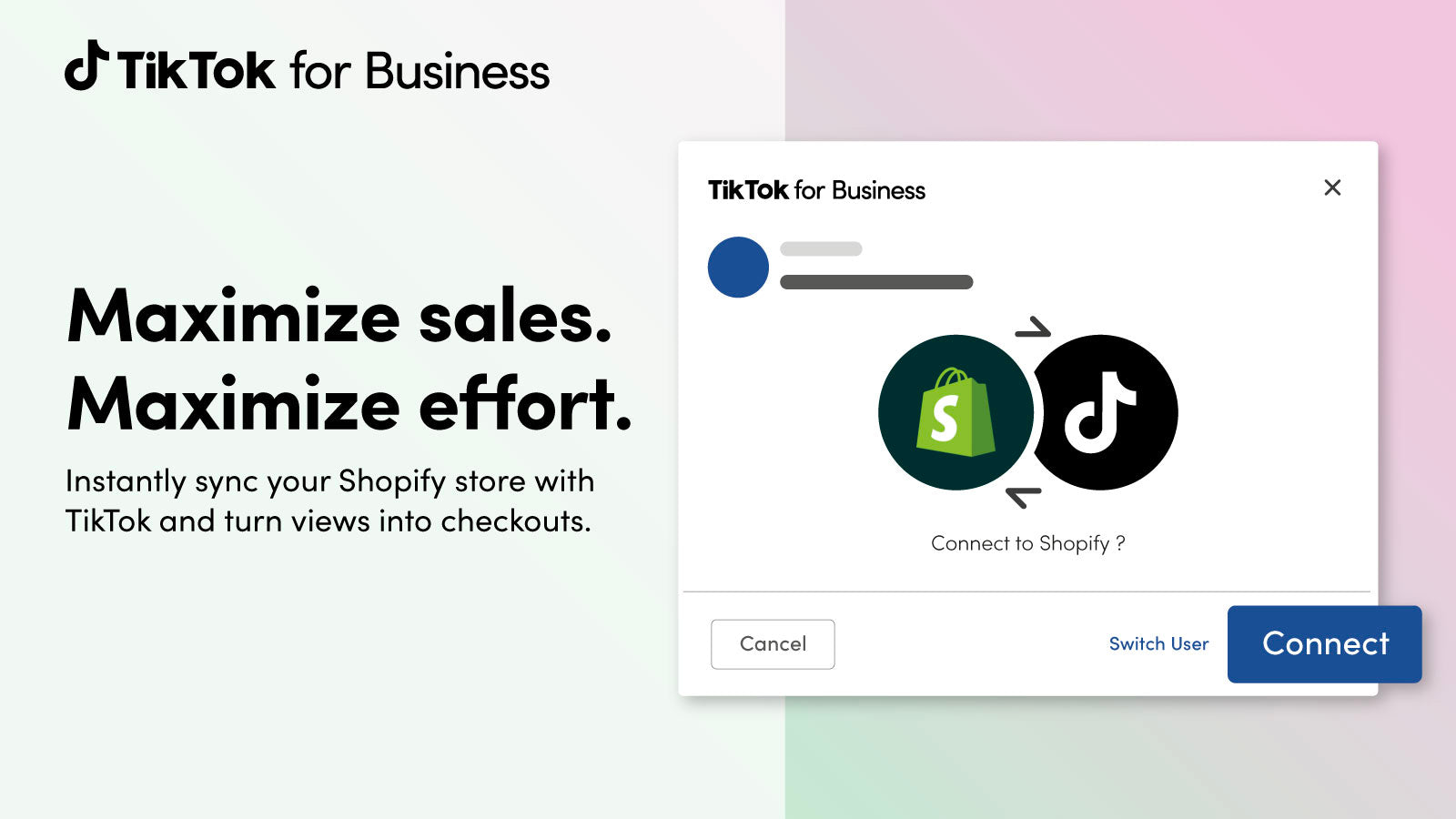 TikTok Ads maximiser ventes Shopify