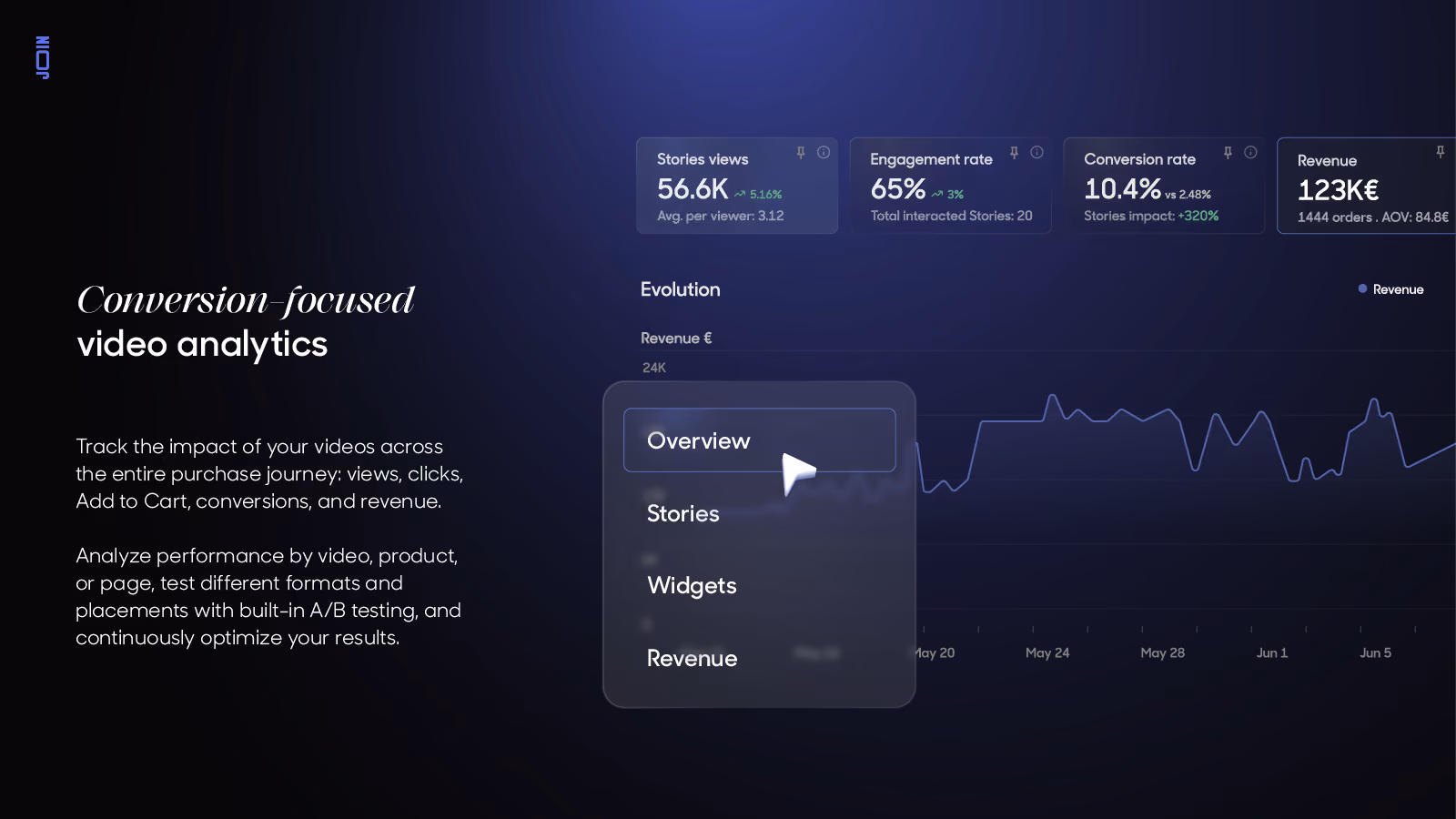 Join Stories analytics avancees conversion