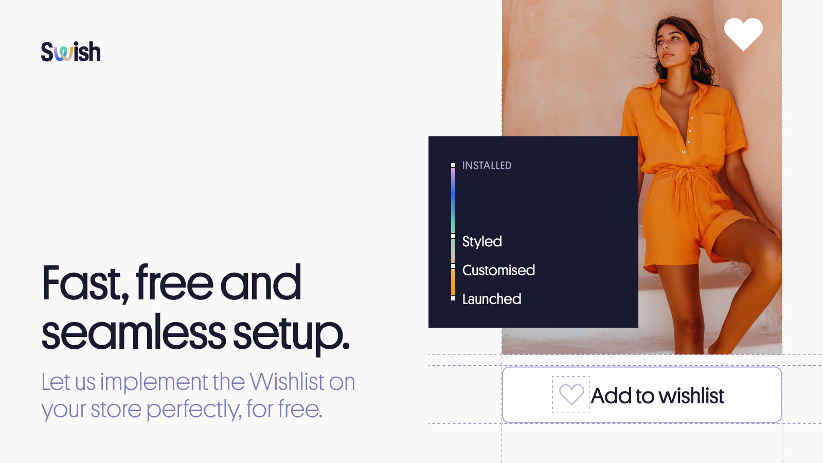 Swish Wishlist King - Configuration rapide sur Shopify