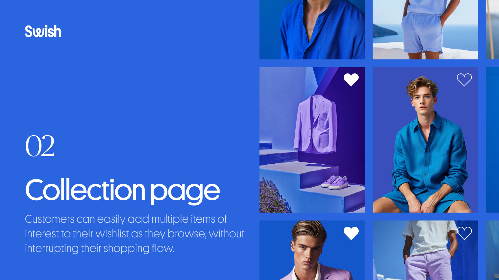 Swish - Liste de souhaits client dans le compte Shopify