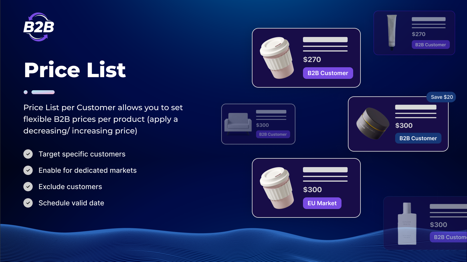 BSS Commerce - Grille tarifaire differenciee par marche Shopify