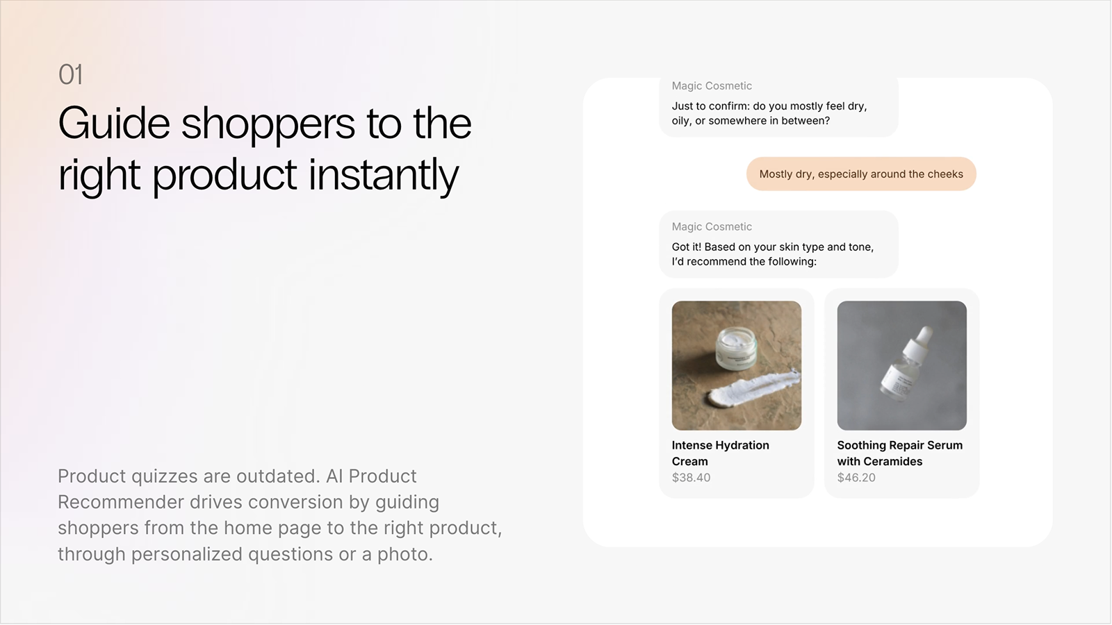 Dialog AI - Recommandation produit personnalisee Shopify