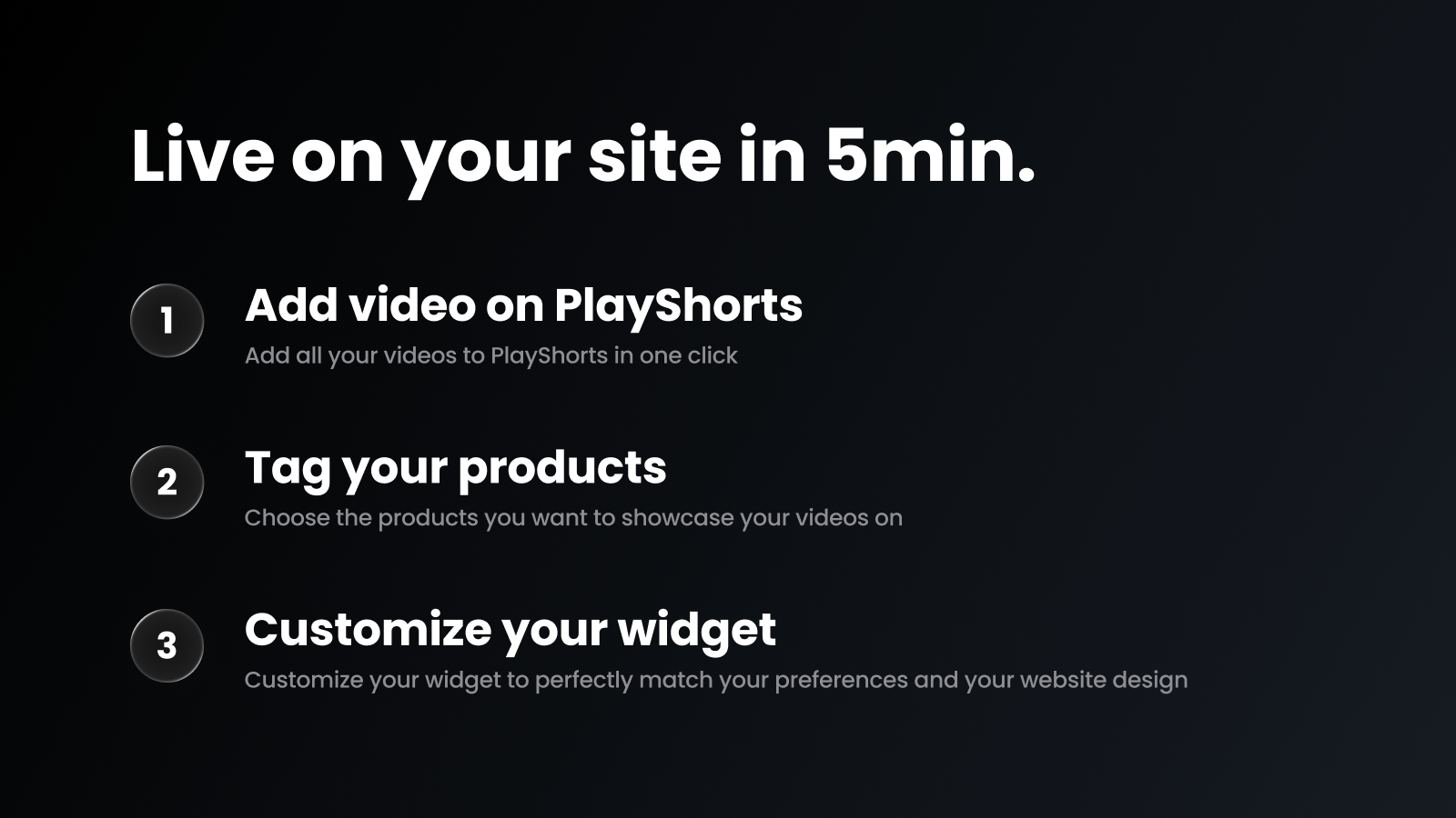 PlayShorts - Shoppable video UGC sur Shopify en 5 minutes