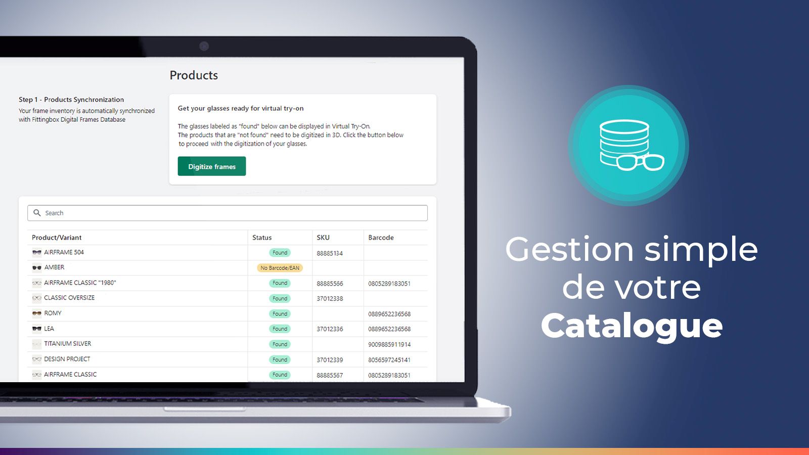 Fittingbox - Compatible tous appareils et themes Shopify