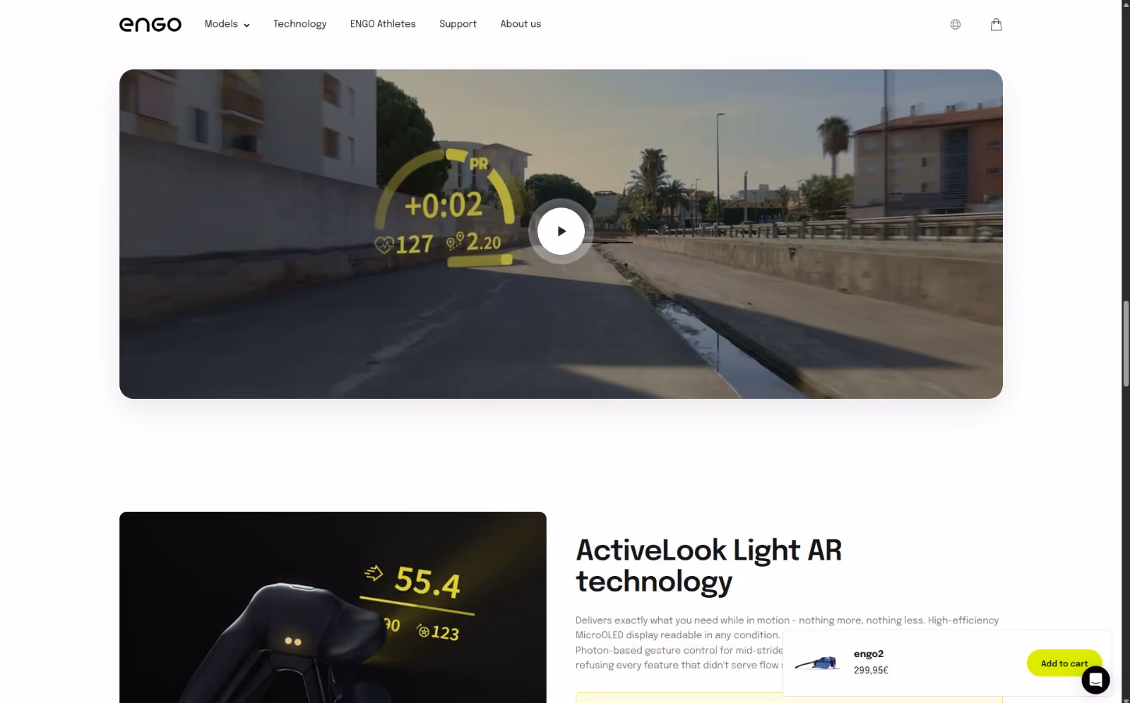 Réalisation Shopify pour Engo par Artich.io