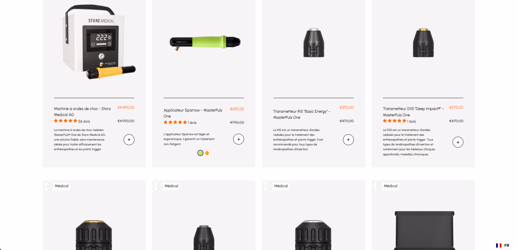 Réalisation Shopify pour Exo Medical par Artich.io