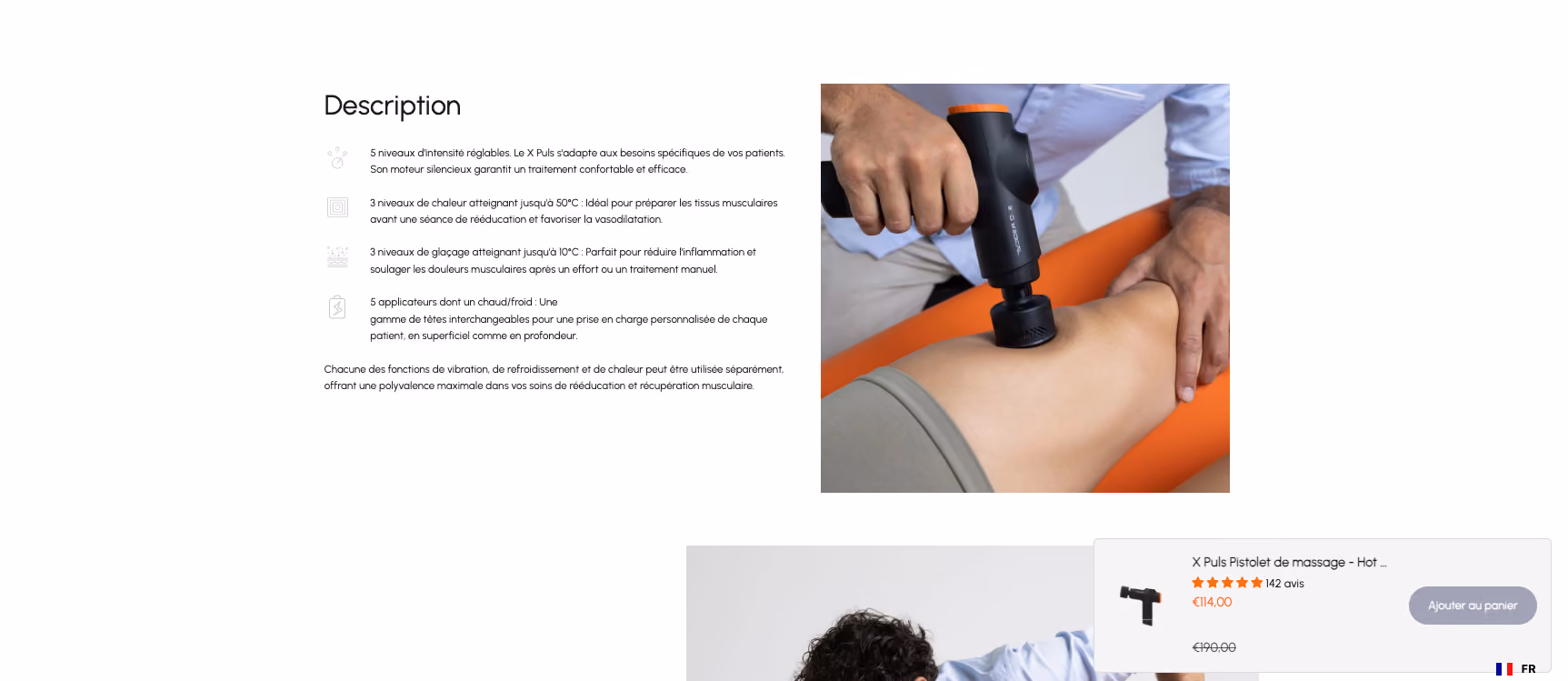 Réalisation Shopify pour Exo Medical par Artich.io