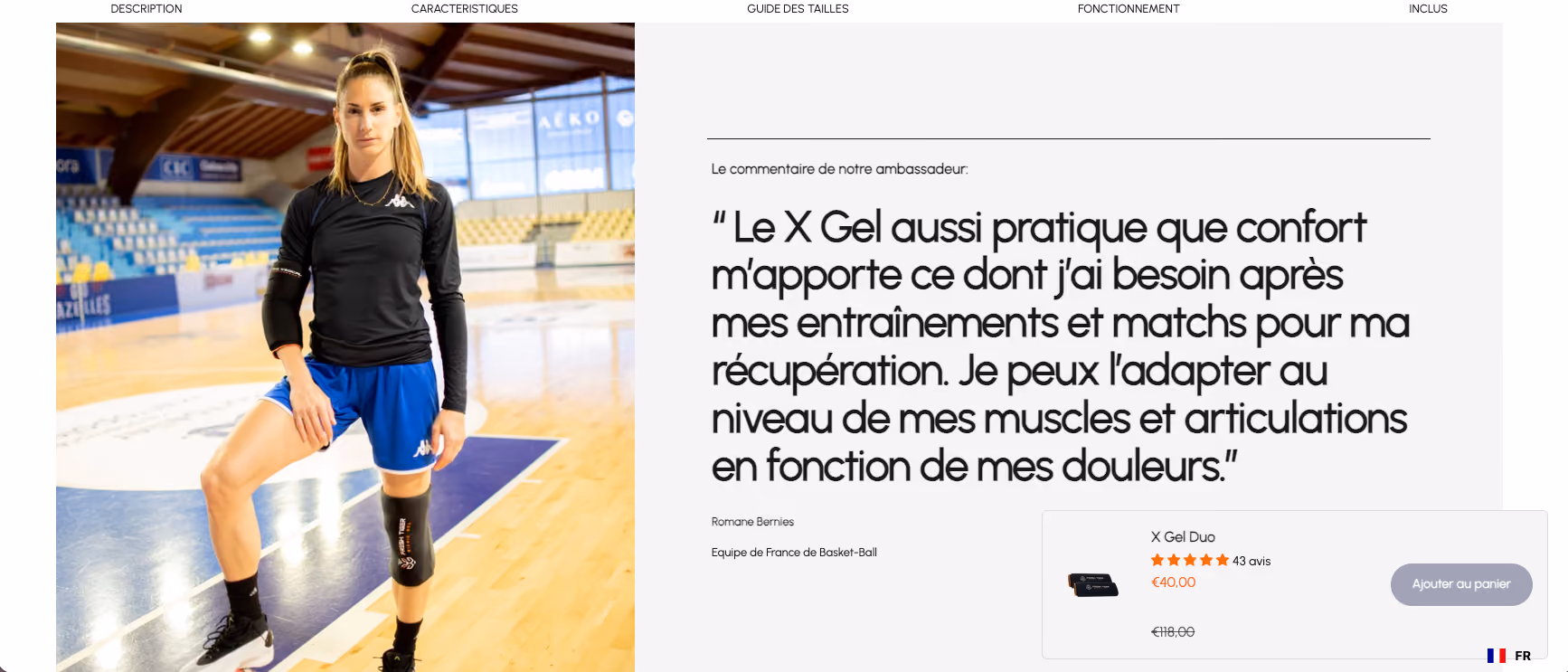 Réalisation Shopify pour Exo Medical par Artich.io