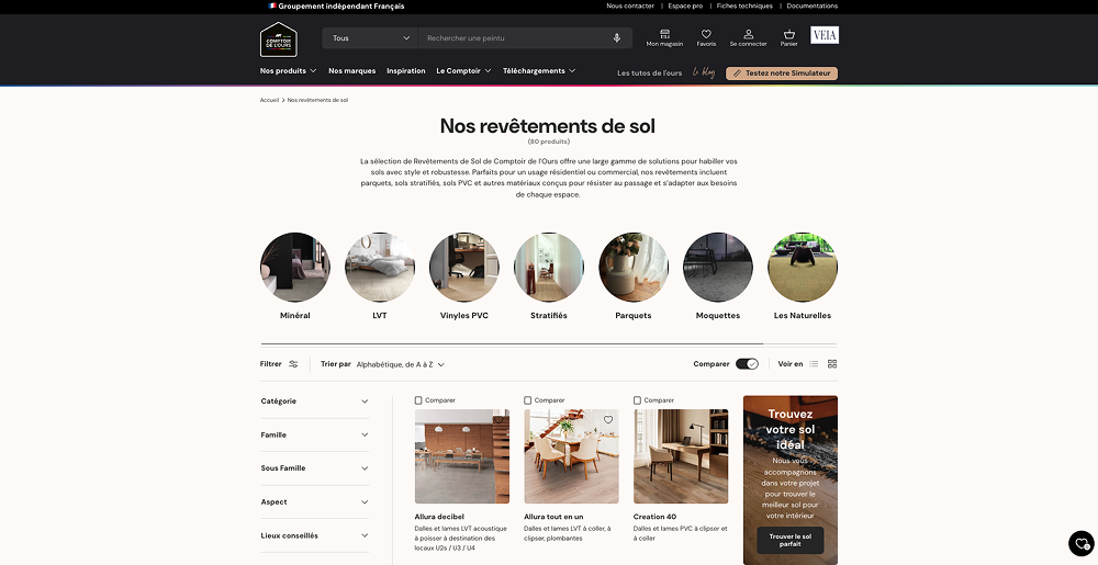 Réalisation Shopify pour Comptoir de l'ours par Artich.io