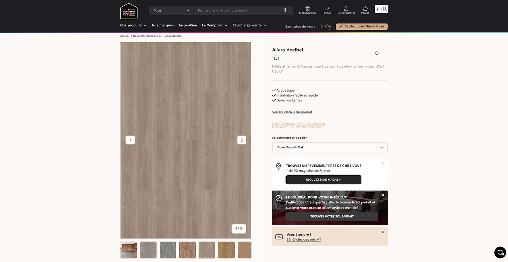 Réalisation Shopify pour Comptoir de l'ours par Artich.io