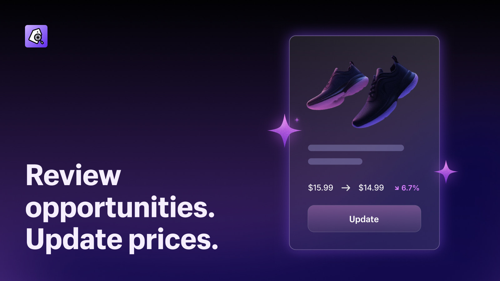 Shopify Smart Pricing - revue des opportunités et mise à jour des prix en un clic