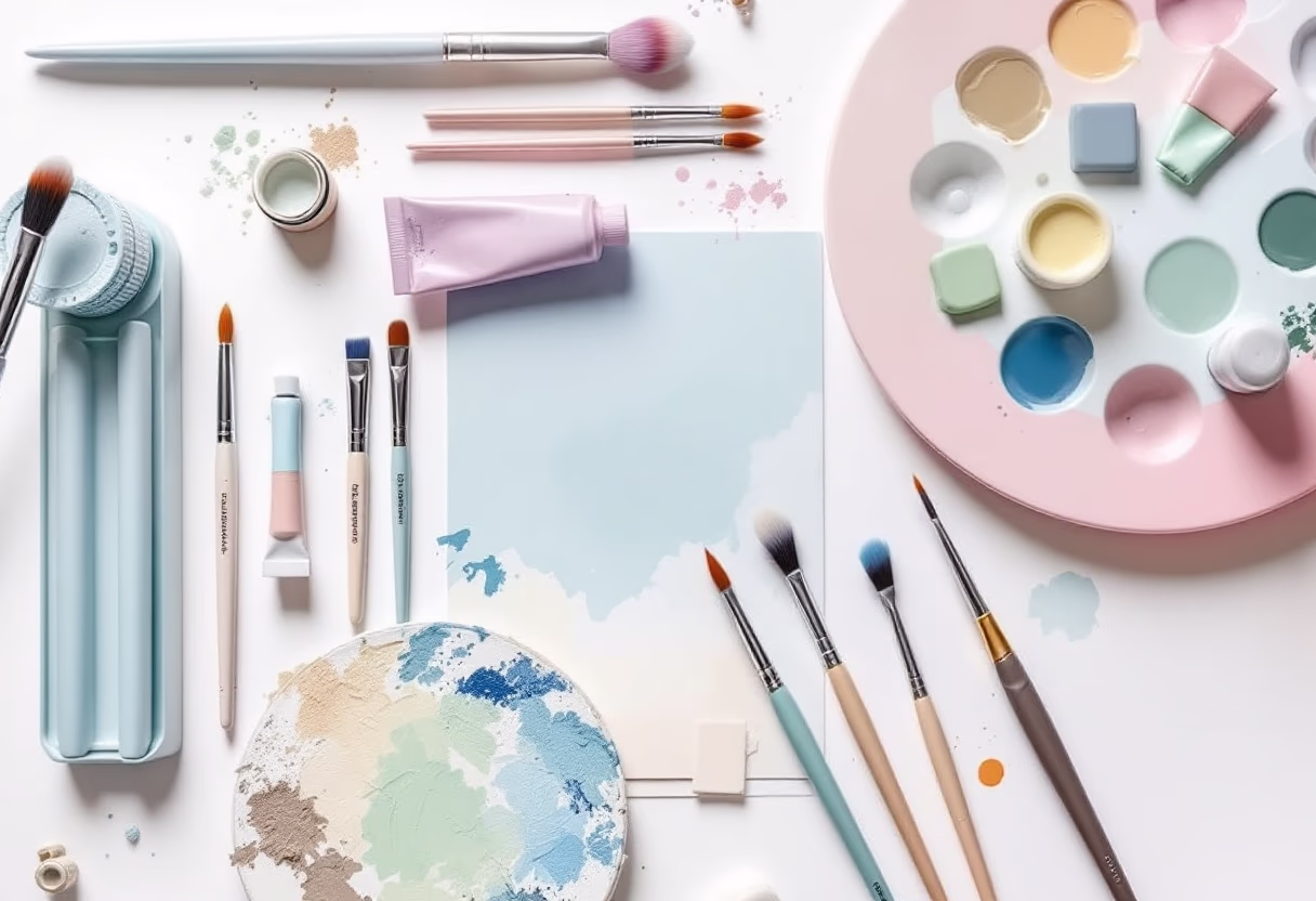 image of art materials