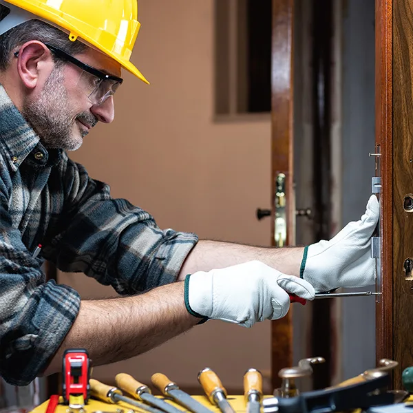 locksmith installing wired access