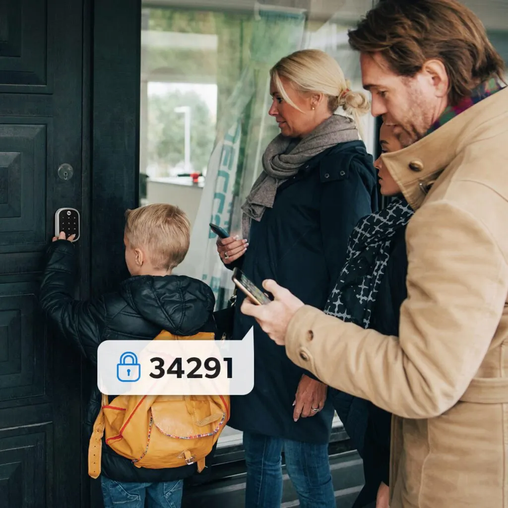 Guests Arrive at Vacation Rental and Use PIN