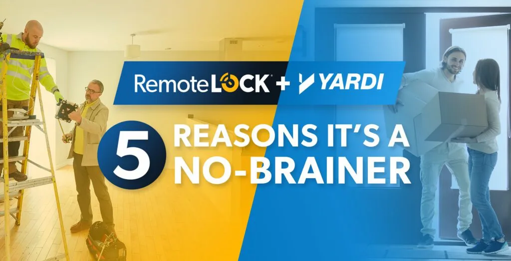 RemoteLock and Yardi Streamline Turnovers Header Image