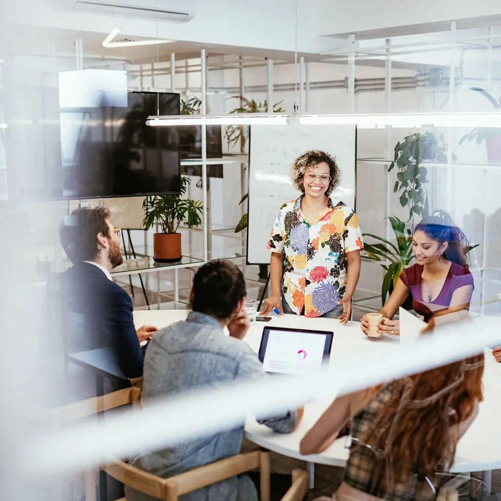 Team Working In Office