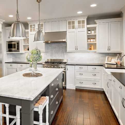 An image of a kitchen remodel.
