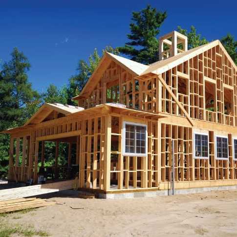 An image of a new construction home.