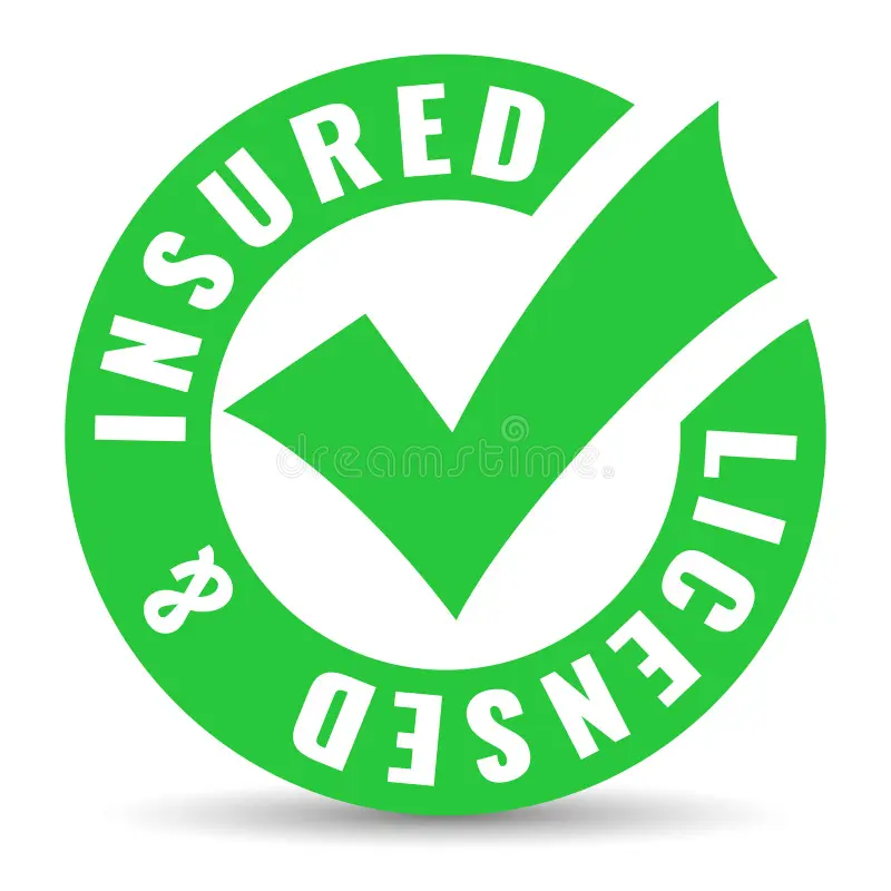Licensed and Insured.