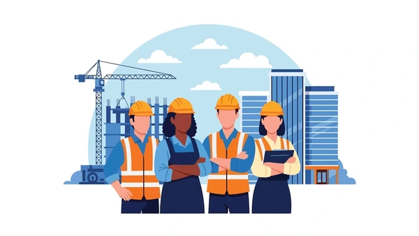 Construction team picture.