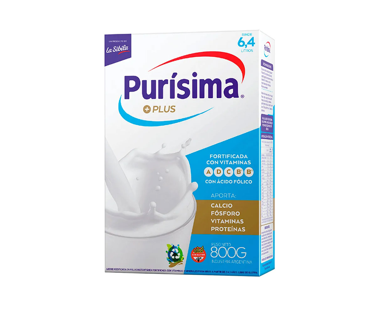 Leche en polvo Purísima para máquinas expendedoras de café