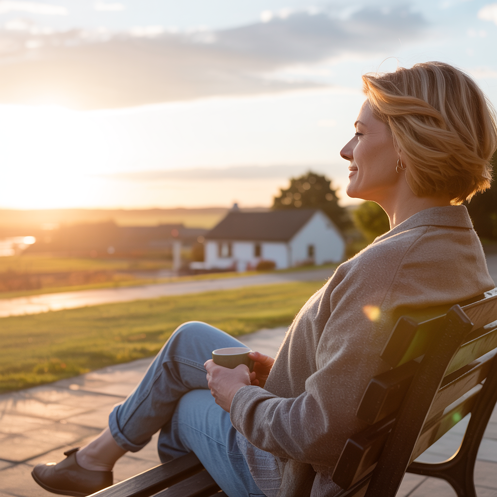 [headshot] image of satisfied student using a laptop