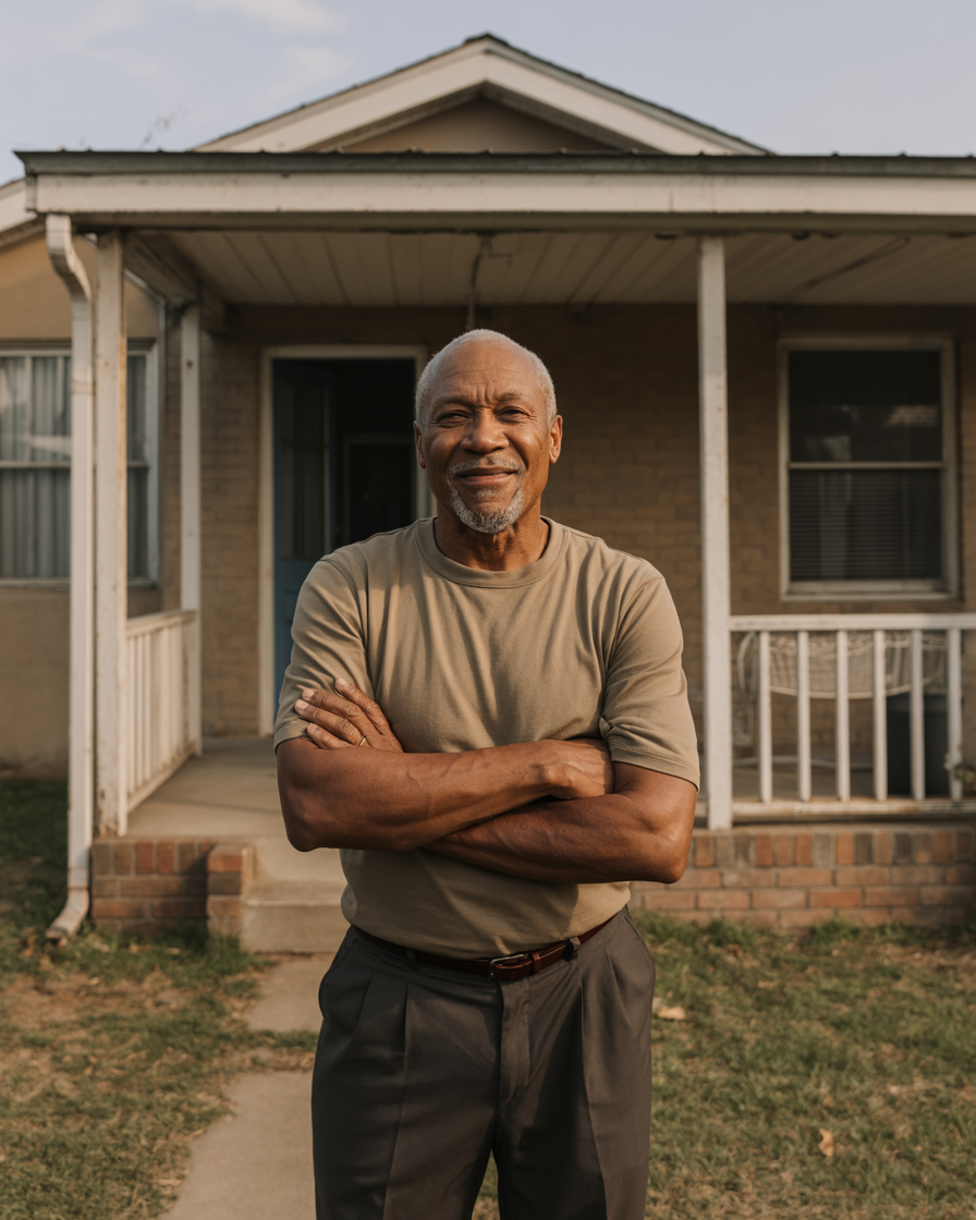 image of happy family moving