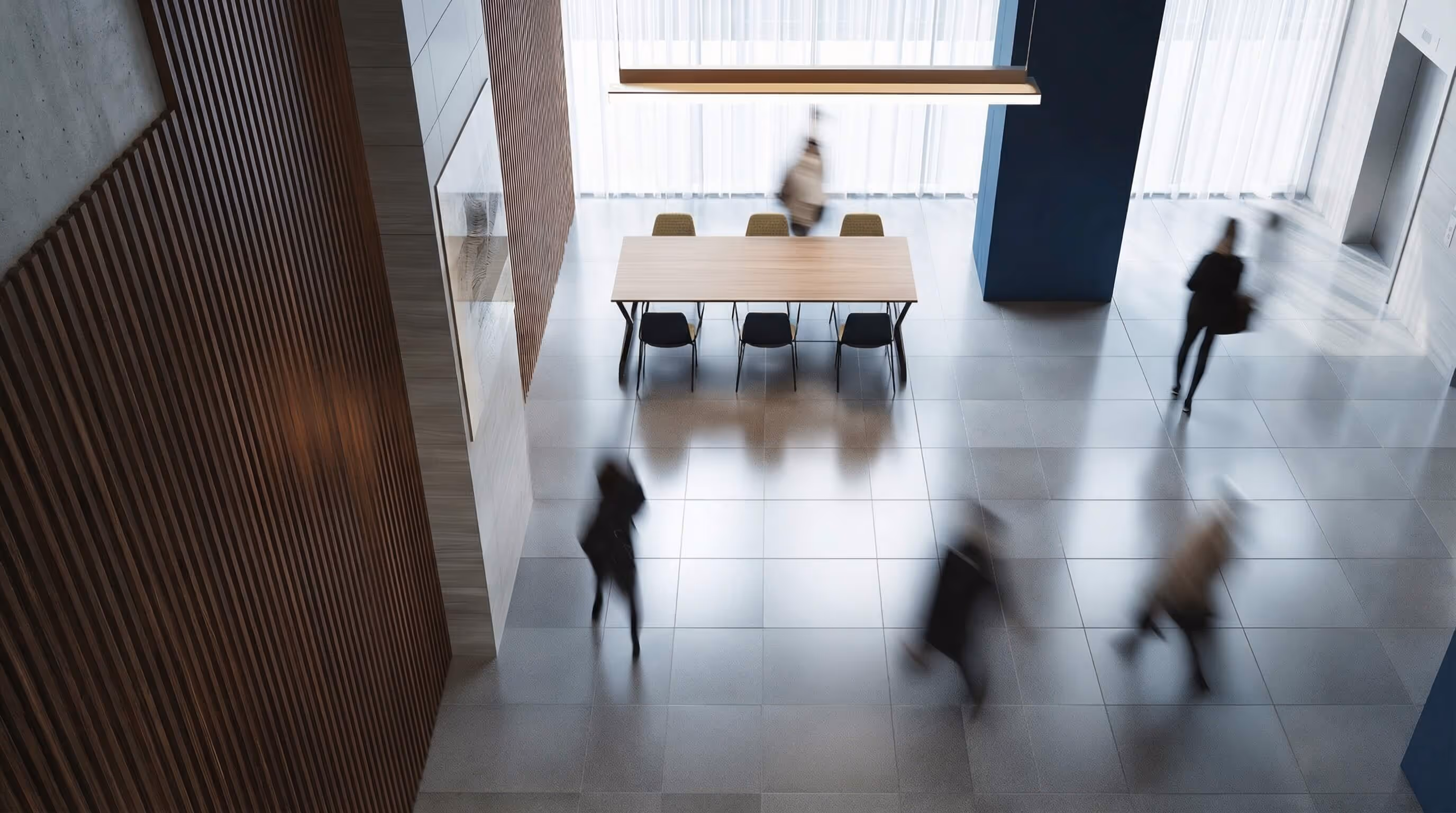 Modern luxury office workspace interior