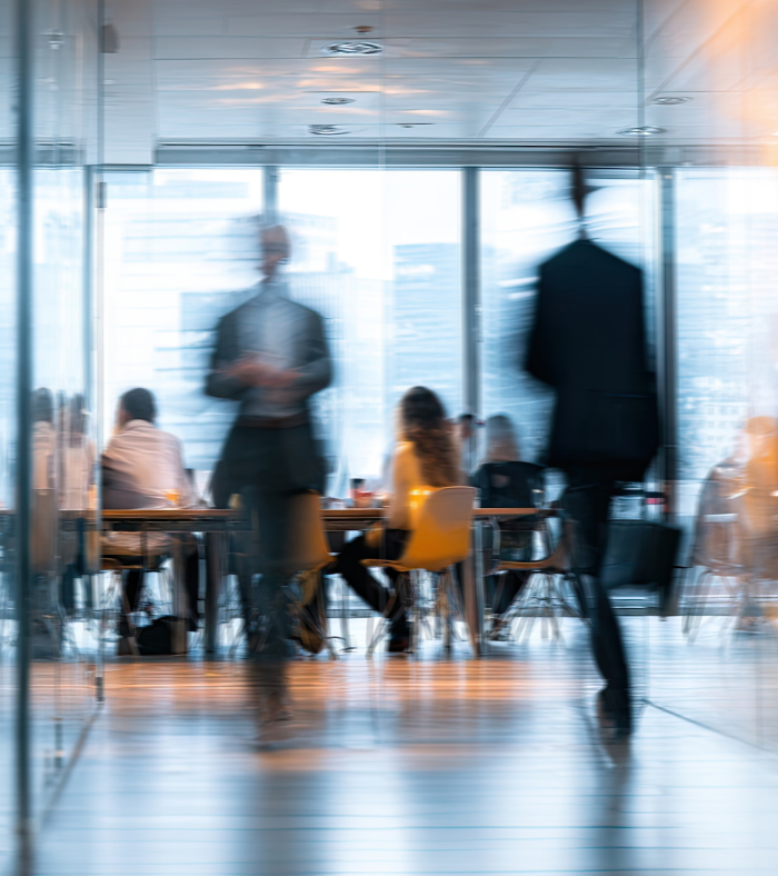 Senior leaders in strategic conversation