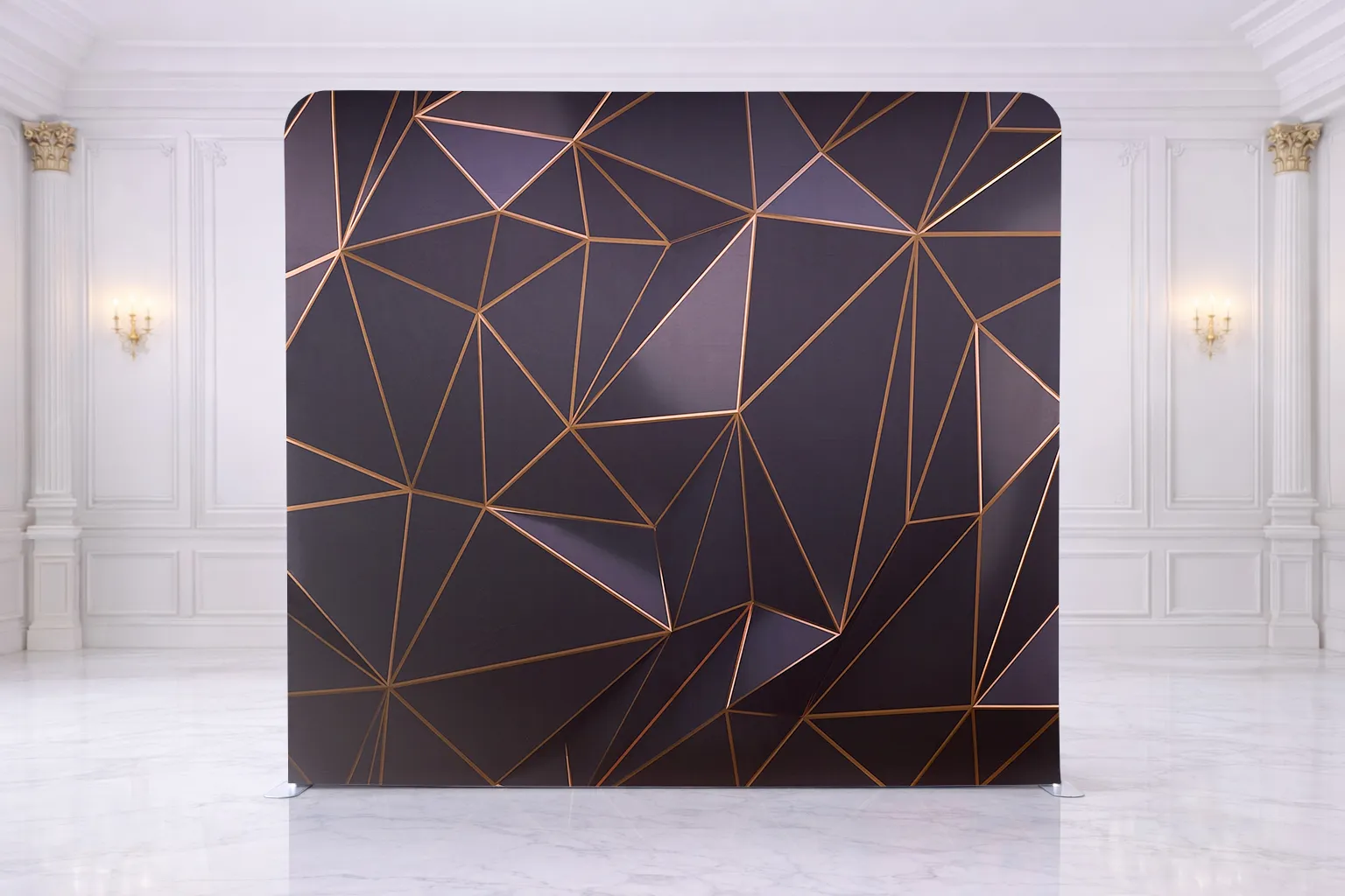Black 3D Polygons