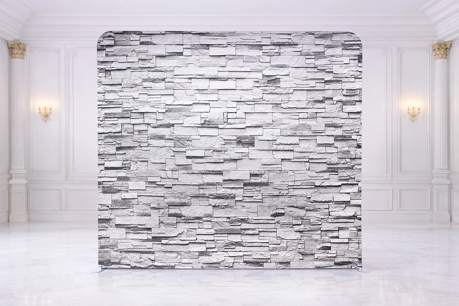 Grey Brick Wall