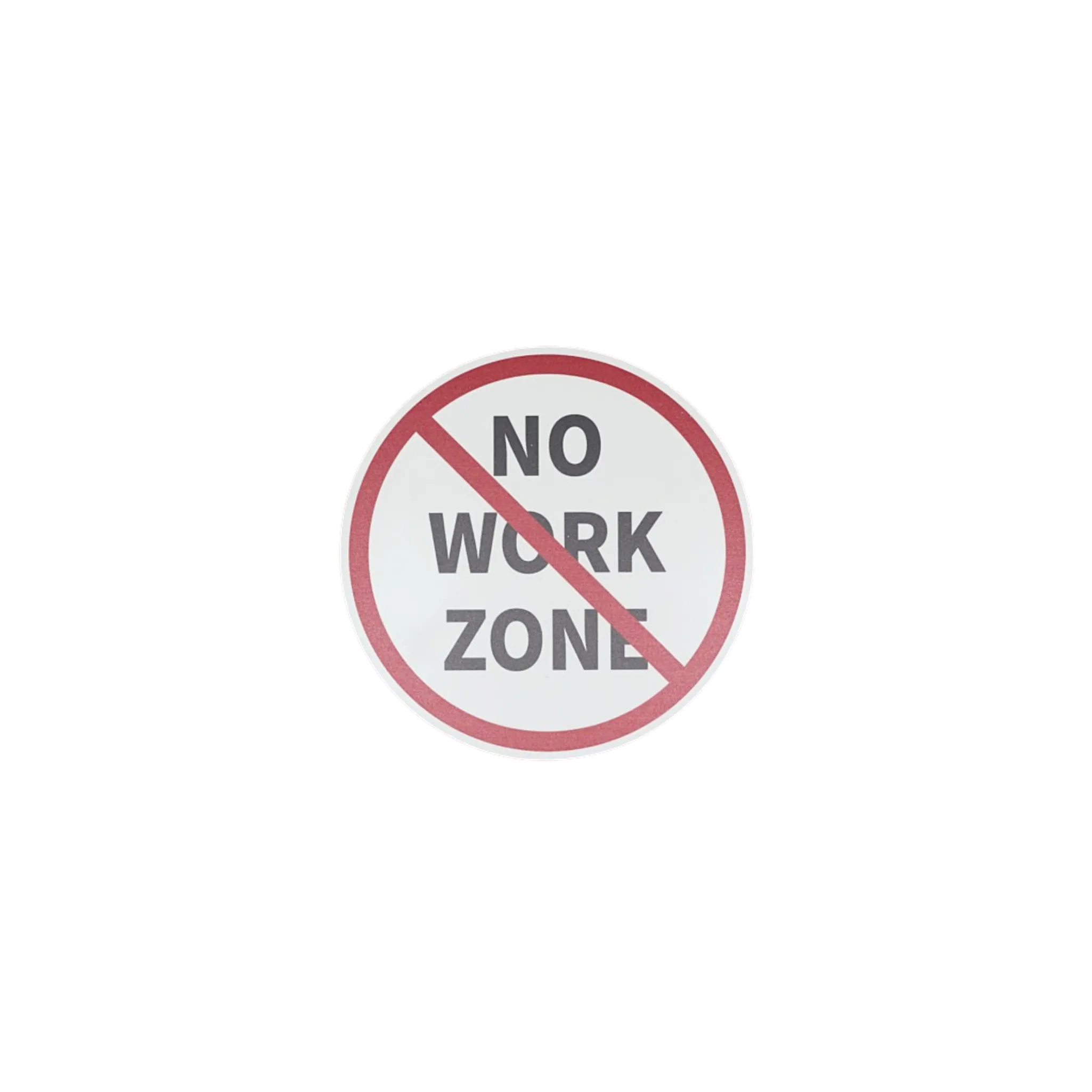 No Work Zone