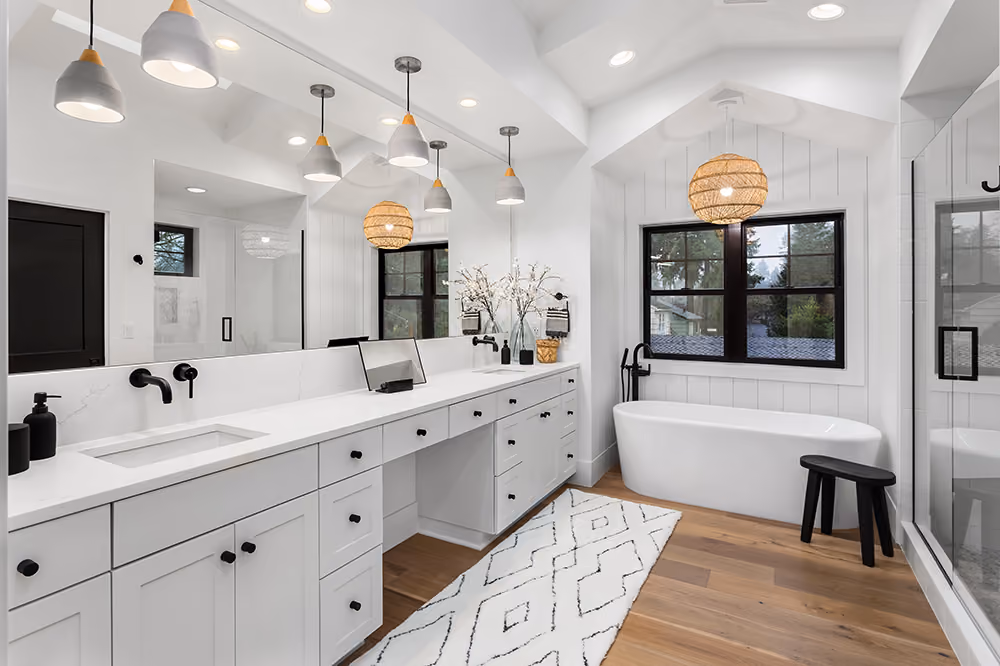 Bathroom renovation completed by E4 Builds in East Auckland