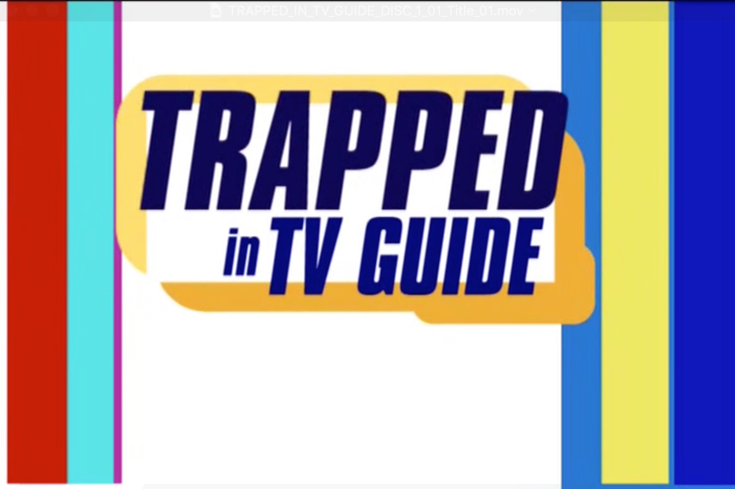 Trapped in TV Guide TV Guide Channel comedy series key art