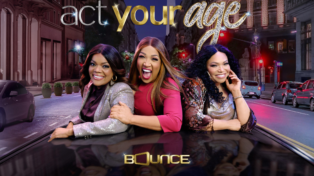 Act Your Age Bounce TV scripted comedy series key art
