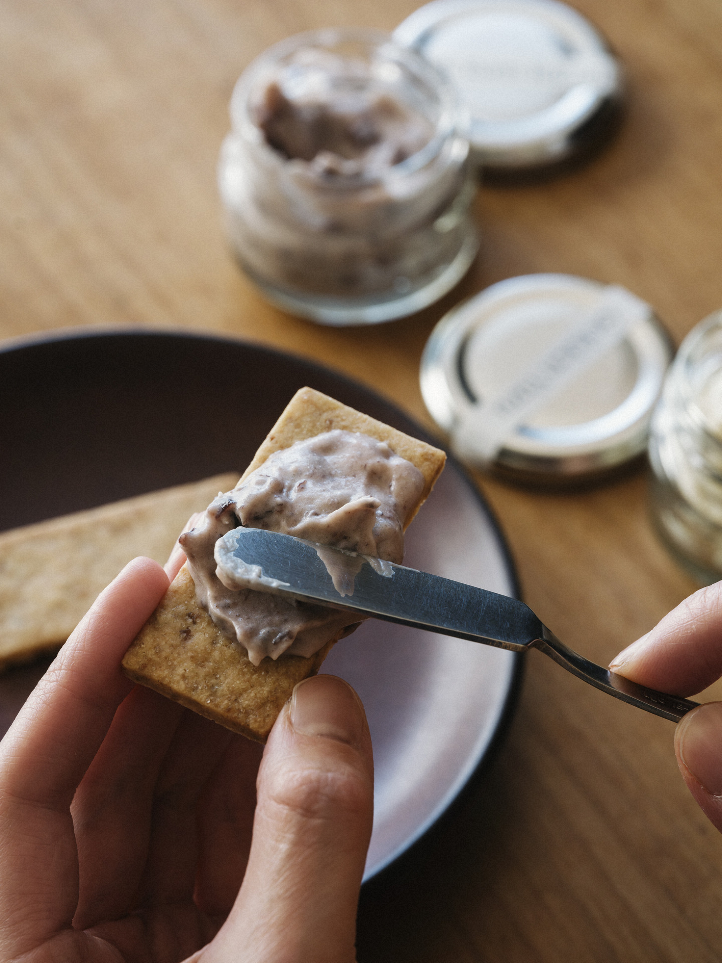 フルーツスパイスバターサンド。フルーティーでスパイシーな味わいだ