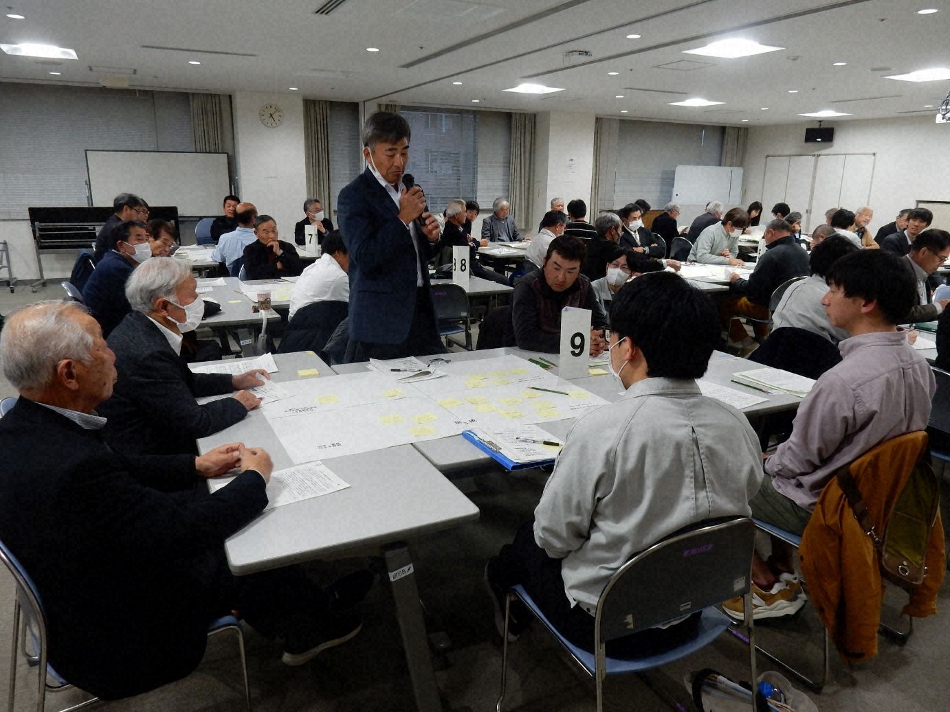 認定農業者と農業委員・推進委員が意見を交換