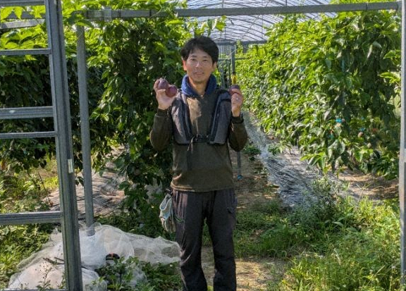 「南の島ならではの熱帯果樹を栽培したいと思った」と話す川上さん