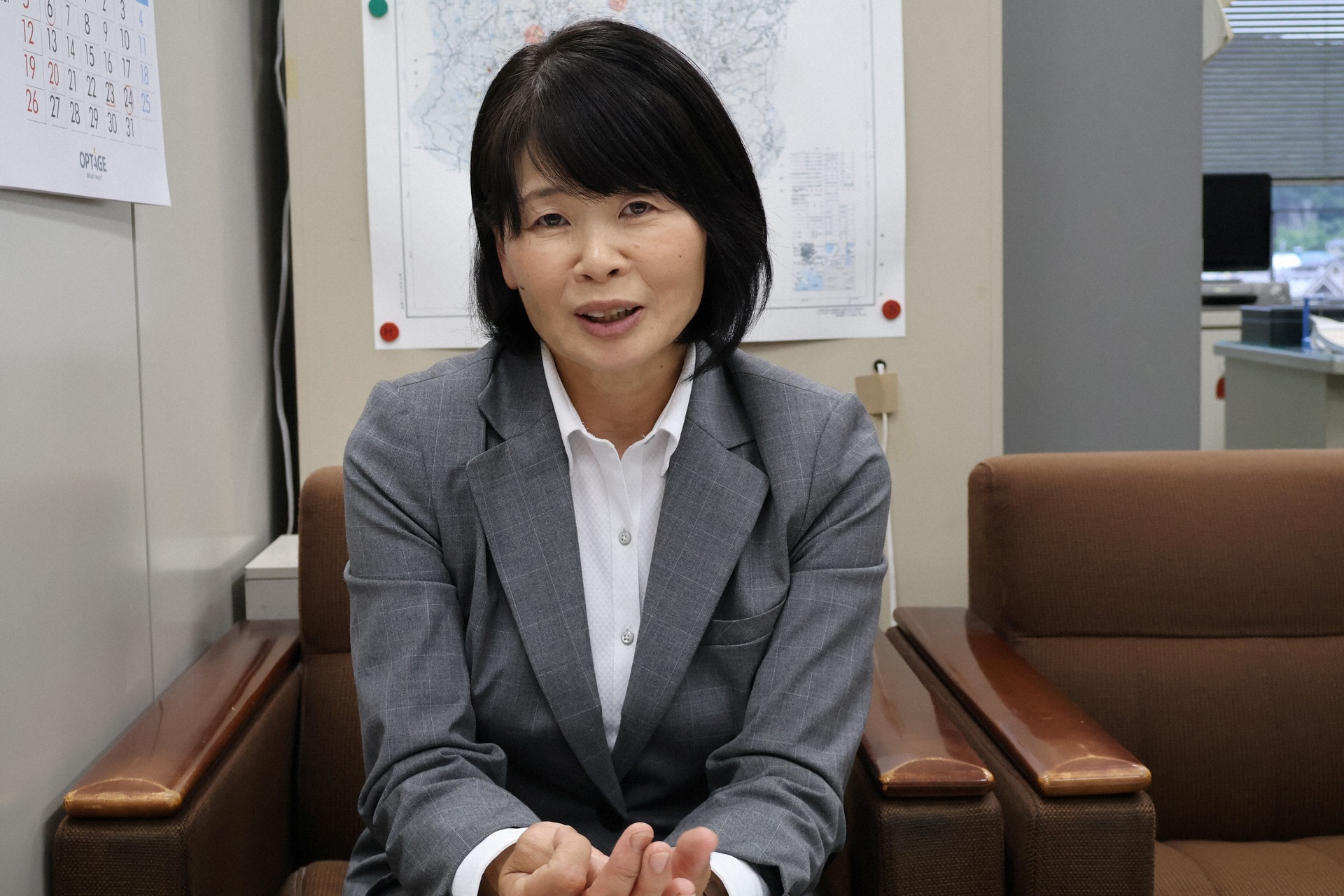 農業委員会事務局で竹内さん