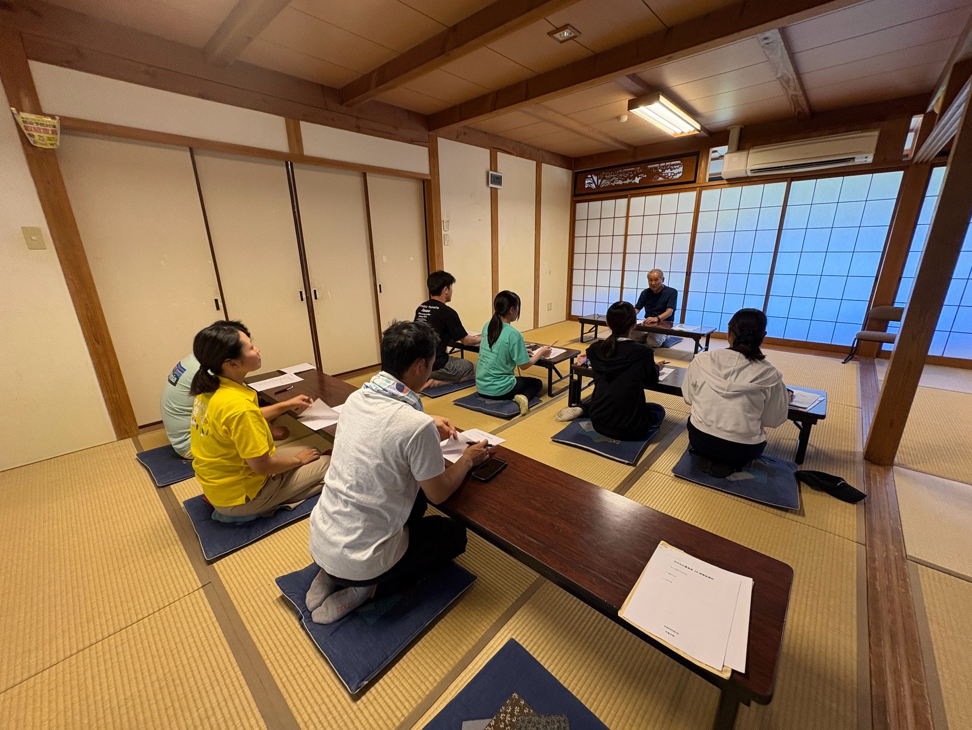 農業委員らによる座学も行われる