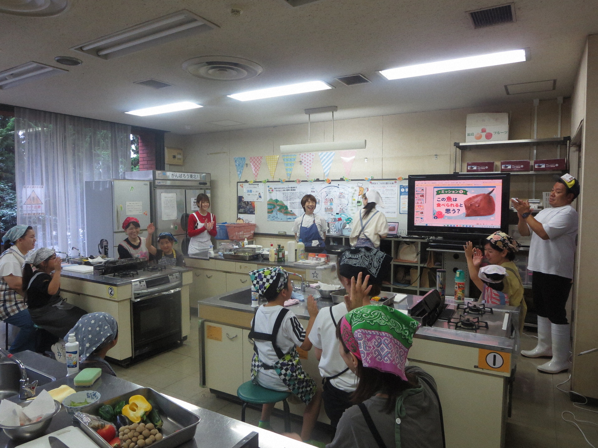 食育事業には子どもたちも楽しそうに参加
