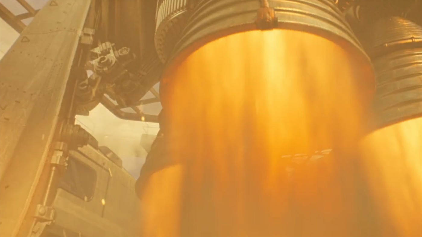 The Excelsior spaceship from Fantastic Four: First Steps.