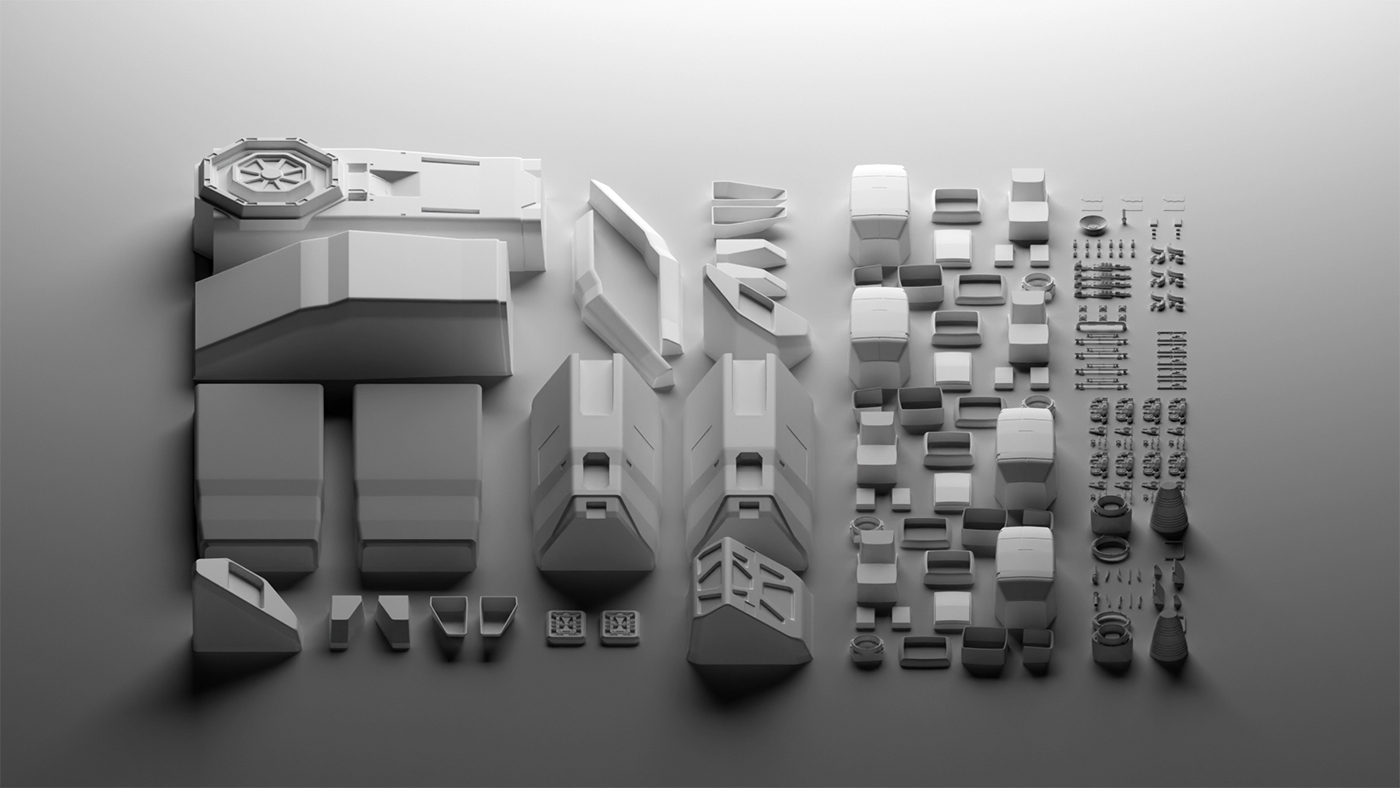 3D Parts of the Echo Probe from Alien: Romulus.