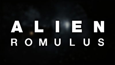 A title card for Alien: Romulus.