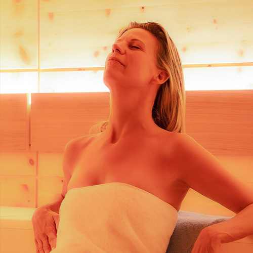 Entspannung in der Sauna